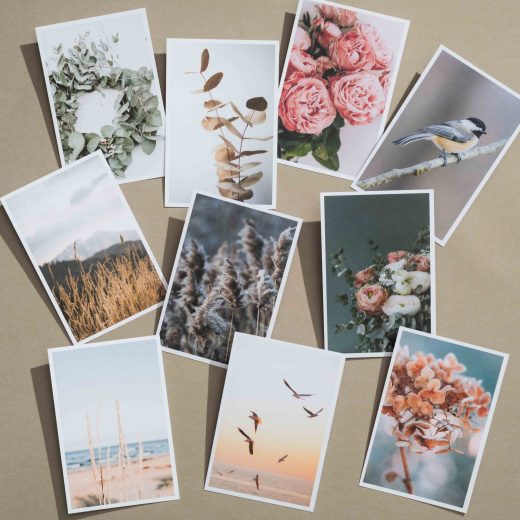Kortpaket med fotokort för olika tillfällen